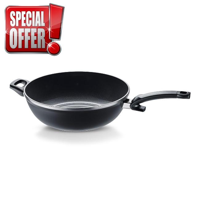 Fissler Ceratal Comfort Ceramic 12.6 Inch Non-Stick Wok