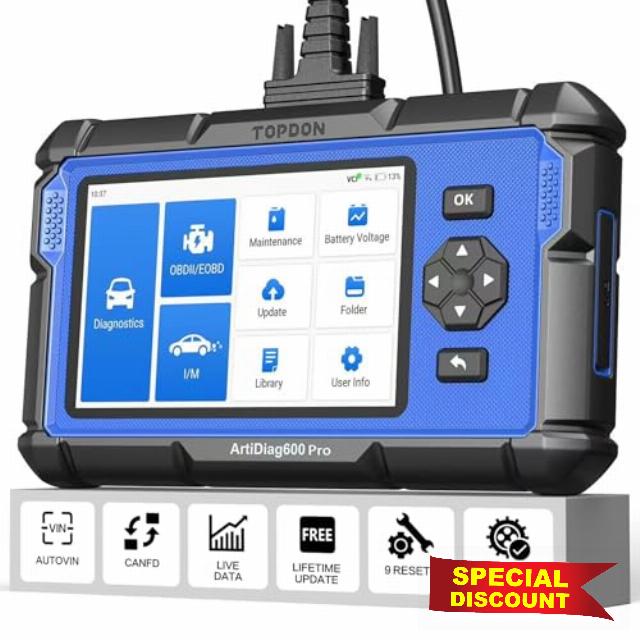 OBD2 Scanner Diagnostic Tool TOPDON ArtiDiag 600Pro