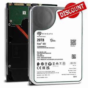 Seagate Exos X20 ST20000NM007D 20TB 7.2K RPM SATA 6Gb/s 3.5in Hard Drive (Renewed)