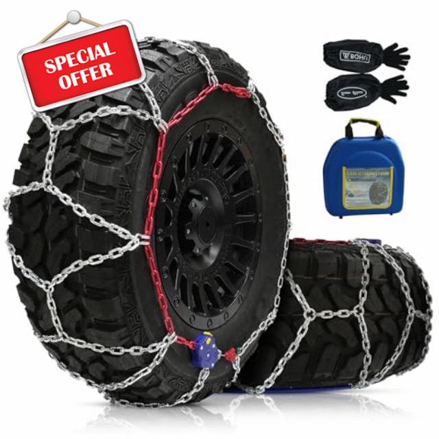 DEDC Tire Chains for Pickup Trucks