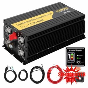 New Upgrade 3000W Pure Sine Wave Inverter Charger