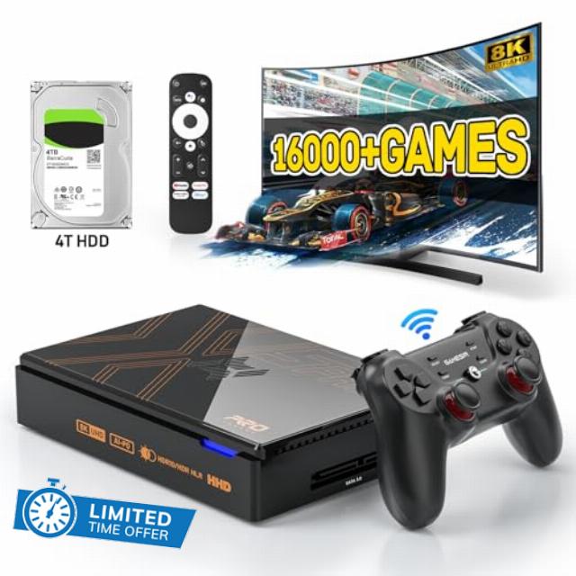 Kinhank Super Console X5 PRO Retro Game Console with 16000+Games