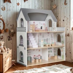 Doll House for Kids with Furniture
