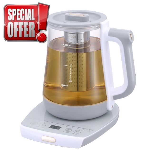 Electric Kettle 1.8 Litre Glass Portable Tea Kettle