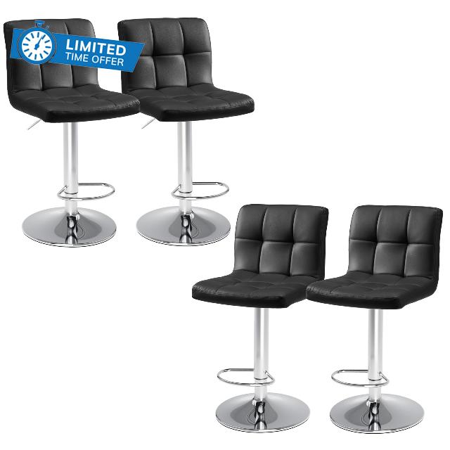 Elevon Bar Stools Set of 4