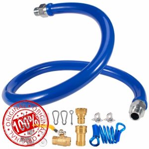 Commercial 3/4" flexible gas line hose