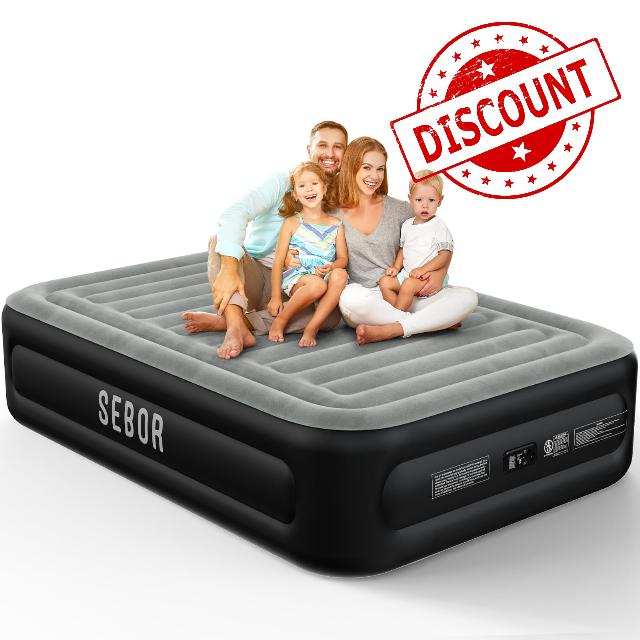 Air Mattress Queen with Built in Pump