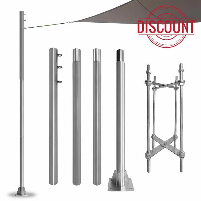 Sun Shade Sail Poles