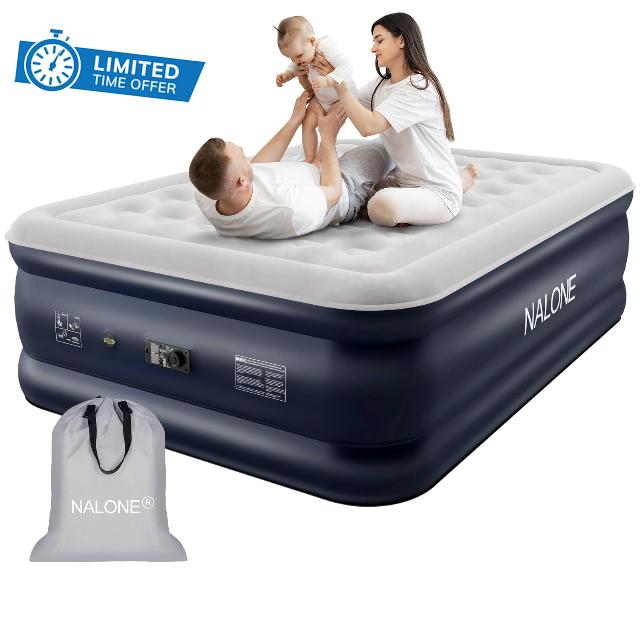 nalone Air Mattress Queen with Built in Pump
