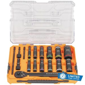 Klein Tools 65626 KNECT Flip Socket Set