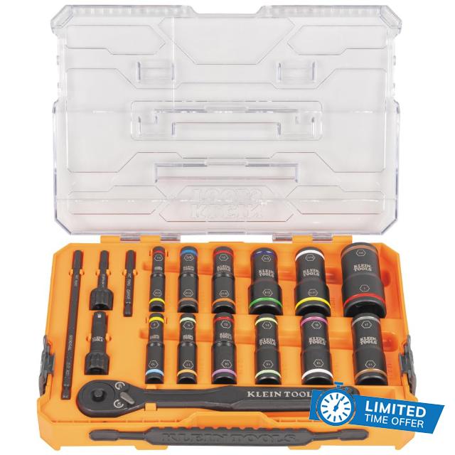 Klein Tools 65626 KNECT Flip Socket Set