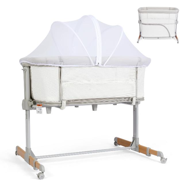 Baby Bassinet Bedside Sleeper Playpen 3 in 1