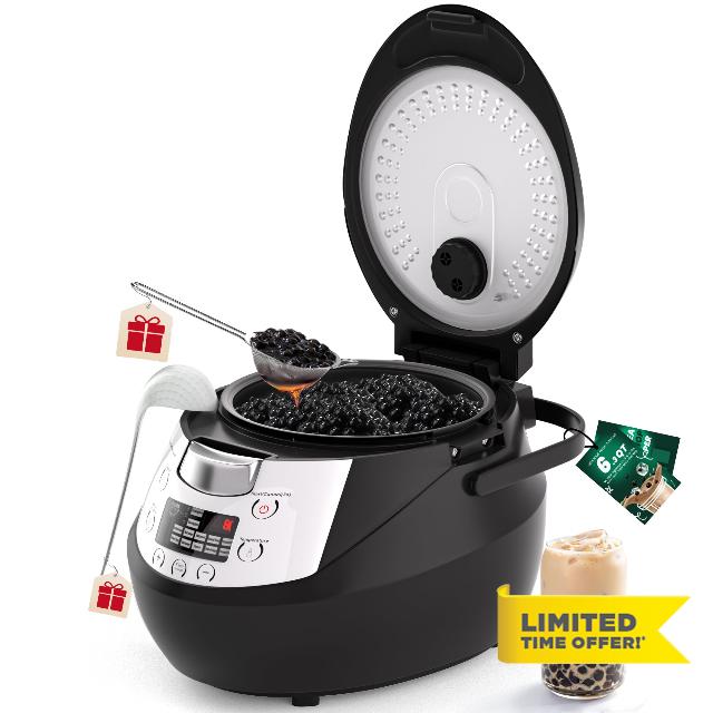 WantJoin Boba Cooker Boba Maker Machine - 6L Commercial Boba Pot