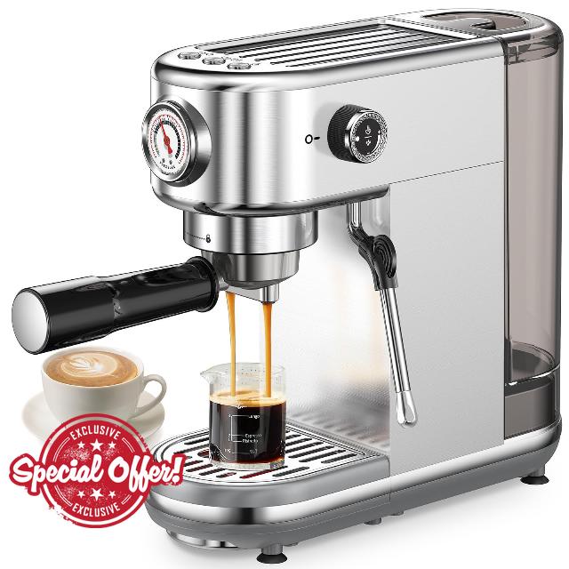 Espresso Machine with Milk Frother