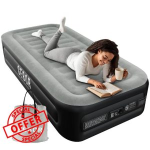 X-Long Air Mattress Twin with Built in Pump