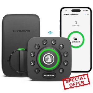 ULTRALOQ U-Bolt Pro WiFi Smart Lock with Door Sensor