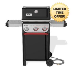 Weber SPIRIT Grill 3-Burner E-325 Natural Gas Black