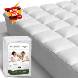 Beckham Hotel Collection Queen Size Hybrid Mattress Protector & Pad - Extra Padded