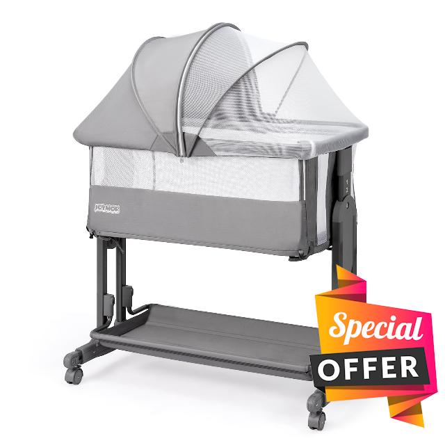 JOYMOR Baby Bassinet Bedside Sleeper