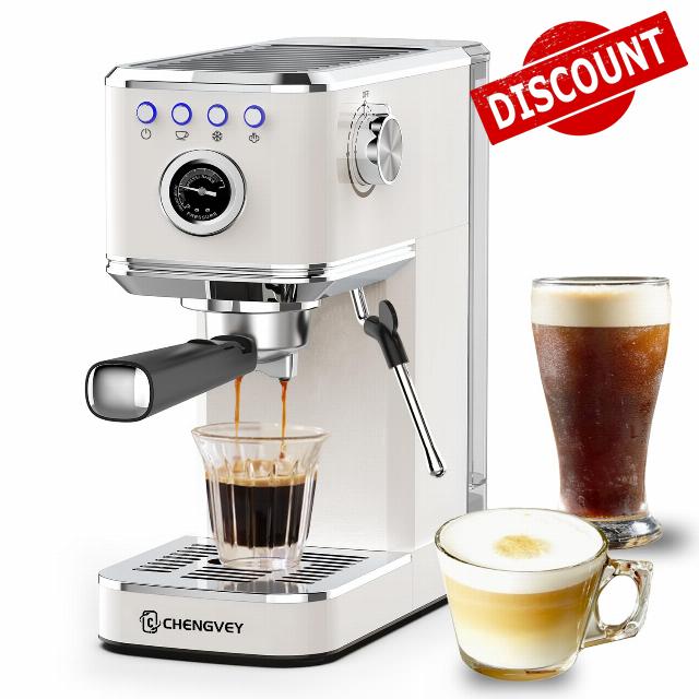 Stainless Steel Espresso Machine 20 Bar