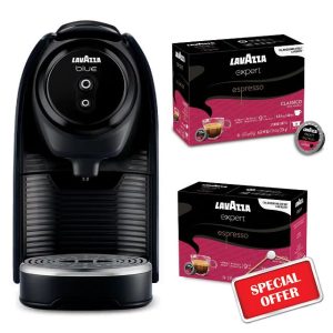 Lavazza Classy Mini Coffee Maker with Classico Capsules 72 count