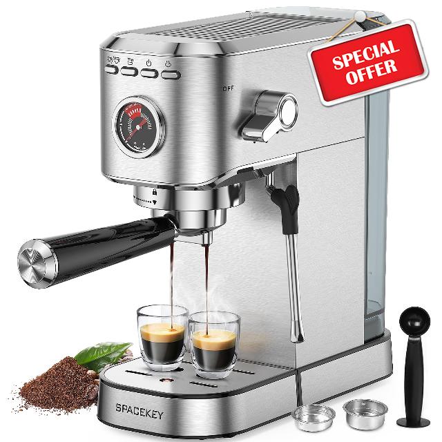 Spacekey Espresso Machine 20 Bar