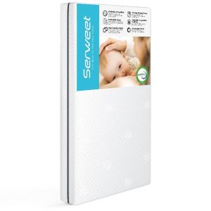 Serweet Crib and Toddler Mattress