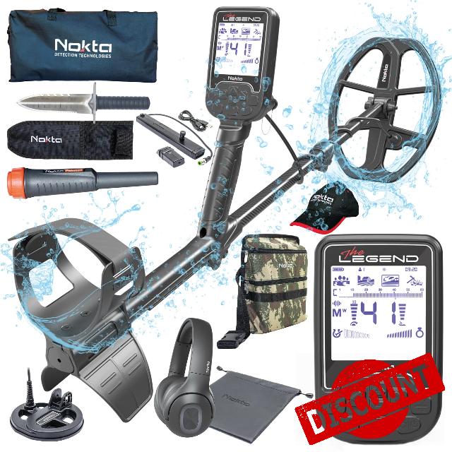 Nokta The Legend Pro Pack Metal Detector Kit Seasoned Hunter Pack (Pointer