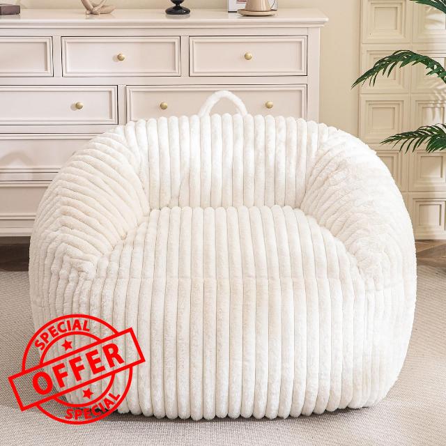BYBYME Giant Bean Bag Chair for Adults and Kids