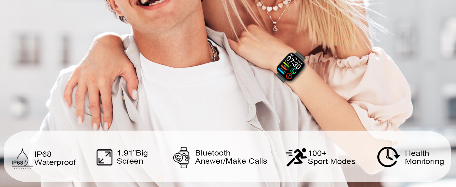 Smart Watch for Men Women