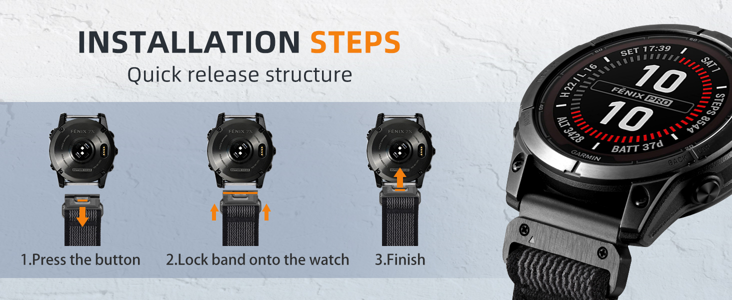 garmin 6x pro watch strap