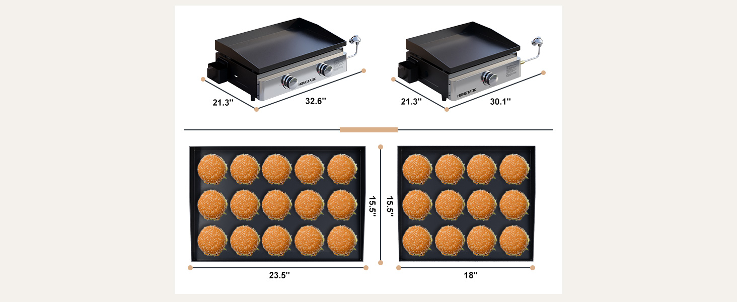 HongTaok Flat Top Grill