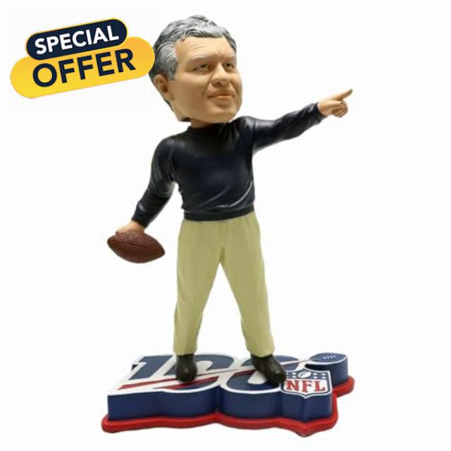 Curly Lambeau Green Bay Packers NFL 100#'d to 100 Pointing Bobblehead NFL