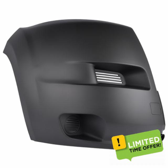 Bumper Side Cover w/Flare Front Right Replacement for Ram ProMaster 1500 2500 3500 3.0L l4 3.6L V6 2014-2018 1ZT91LAHAA