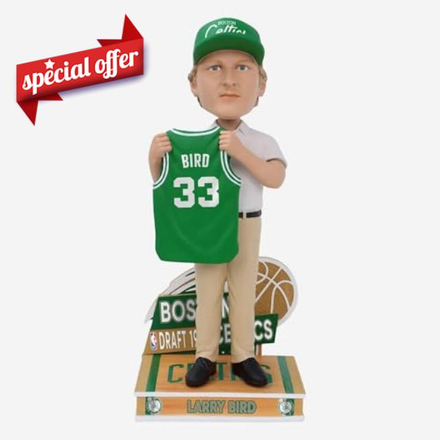 Larry Bird Boston Celtics 1978 Draft Pick Bobblehead NBA Basketball