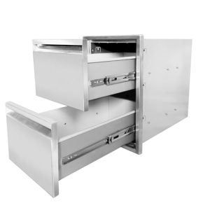 2-Layer Outdoor Kitchen Access Drawer