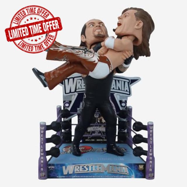 Shawn Michaels & The Undertaker 2009 Wrestlemania 25 Dual Bobblehead Bobblehead WWE