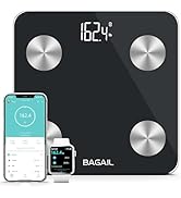 BAGAIL Baby Scale with Safe and Comfortable Tray, Large LCD Display, Tare and Hold Functions, Mul...