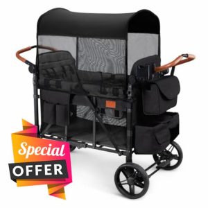 Wagon Stroller for 4 Kids