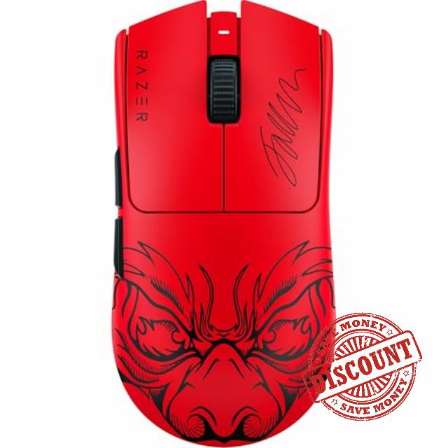 Razer Viper V3 Pro Wireless Esports Gaming Mouse: Symmetrical - 54g Lightweight - 8K Polling - 35K DPI Optical Sensor - Gen3 Optical Switches - 8 Programmable Controls - 95 Hr Battery - Faker Edition
