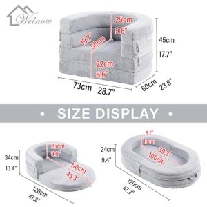 Convertible Portable Toddler Flip Out Floor Beds