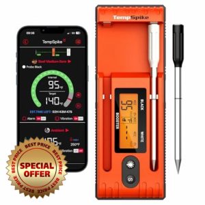 TempSpike Wireless Meat Thermometer with 2 Meat Probes