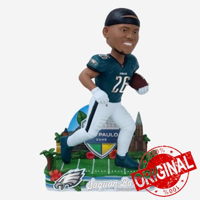 Saquon Barkley Philadelphia Eagles Corinthians Sao Paolo Brazil Game Bobblehead