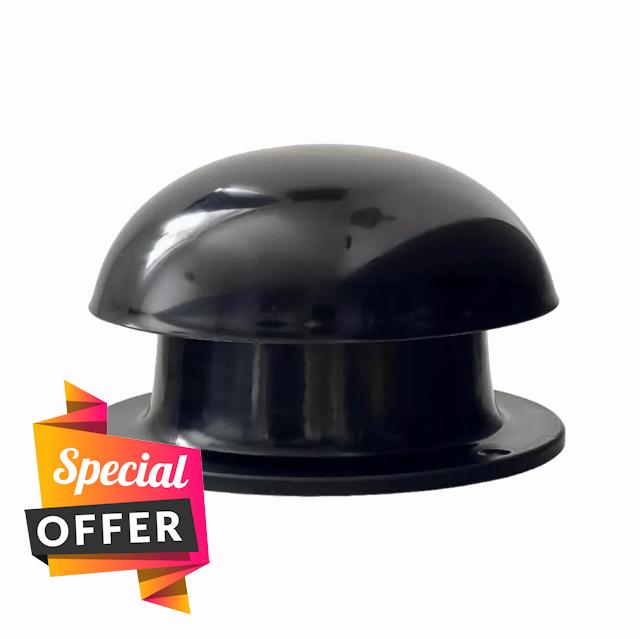 Black Mushroom Roof Vent