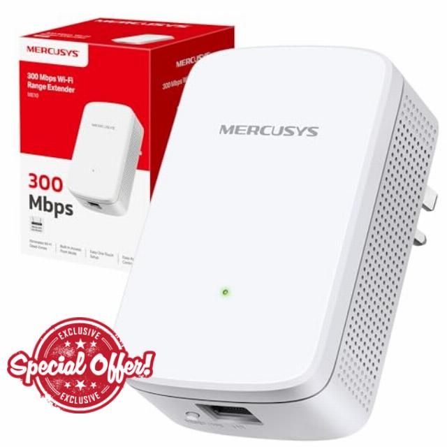MERCUSYS ME10 N300Mbps WiFi Extender Booster