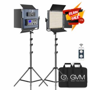 GVM 65W LED Video Lighting Kits with APP Control