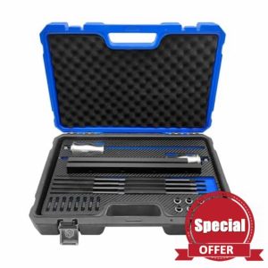 Fuel Injector Puller Removal Install Tool Rail Assembly Replacer Master Tool Kit Compatible with GM Opel