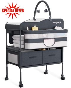 Baby Changing Table with Storage