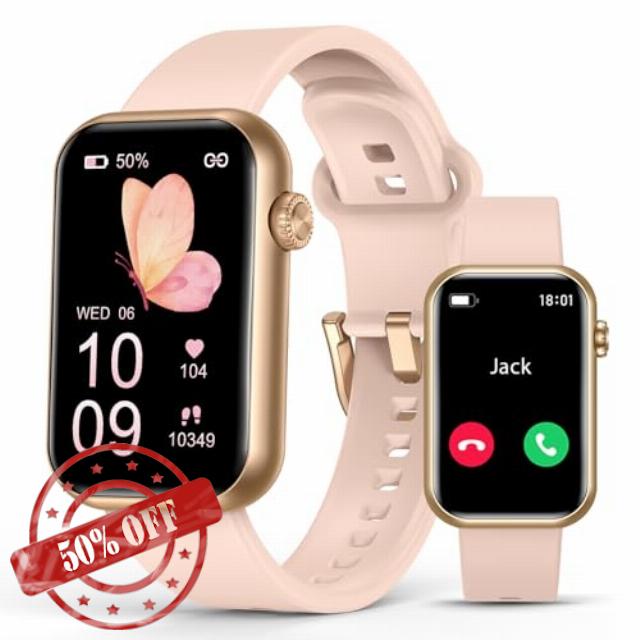 Smart Watch Fitness Tracker (Answer/Make Calls)