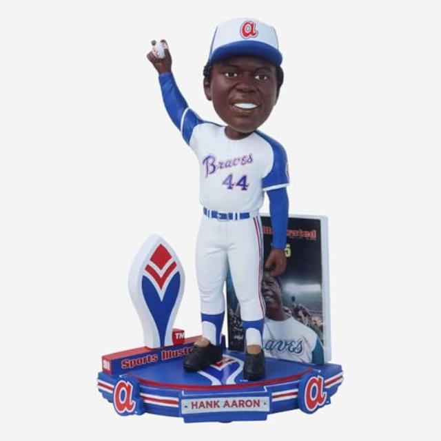 Hank Aaron Atlanta Braves Sports Illustrated Cover Bobblehead MLB